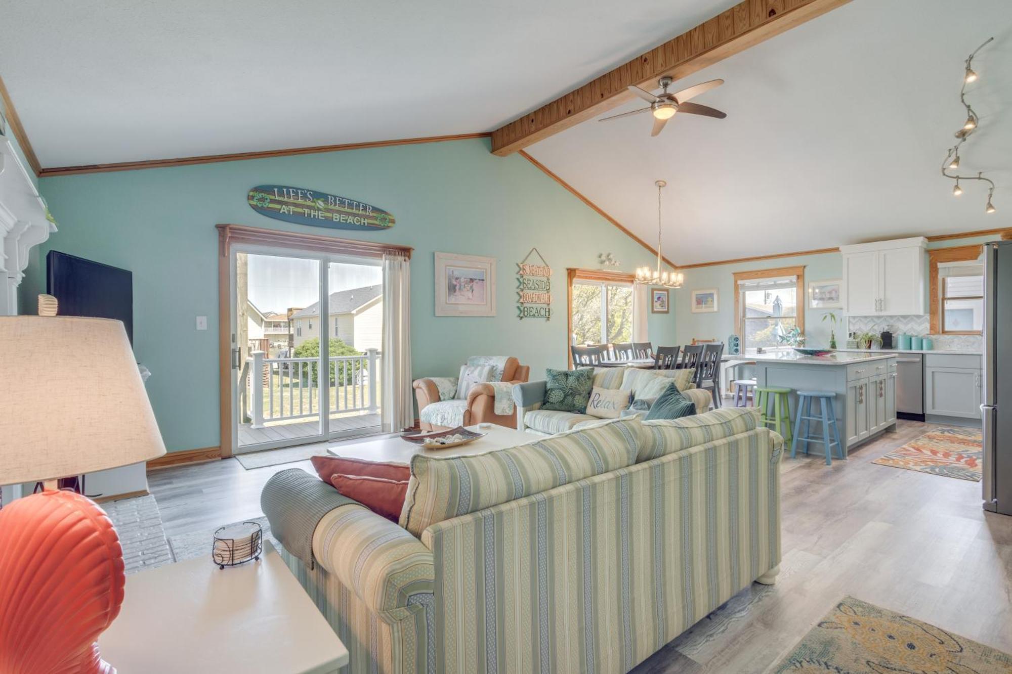 Coastal Home With Deck And Outdoor Shower Kill Devil Hills Bagian luar foto