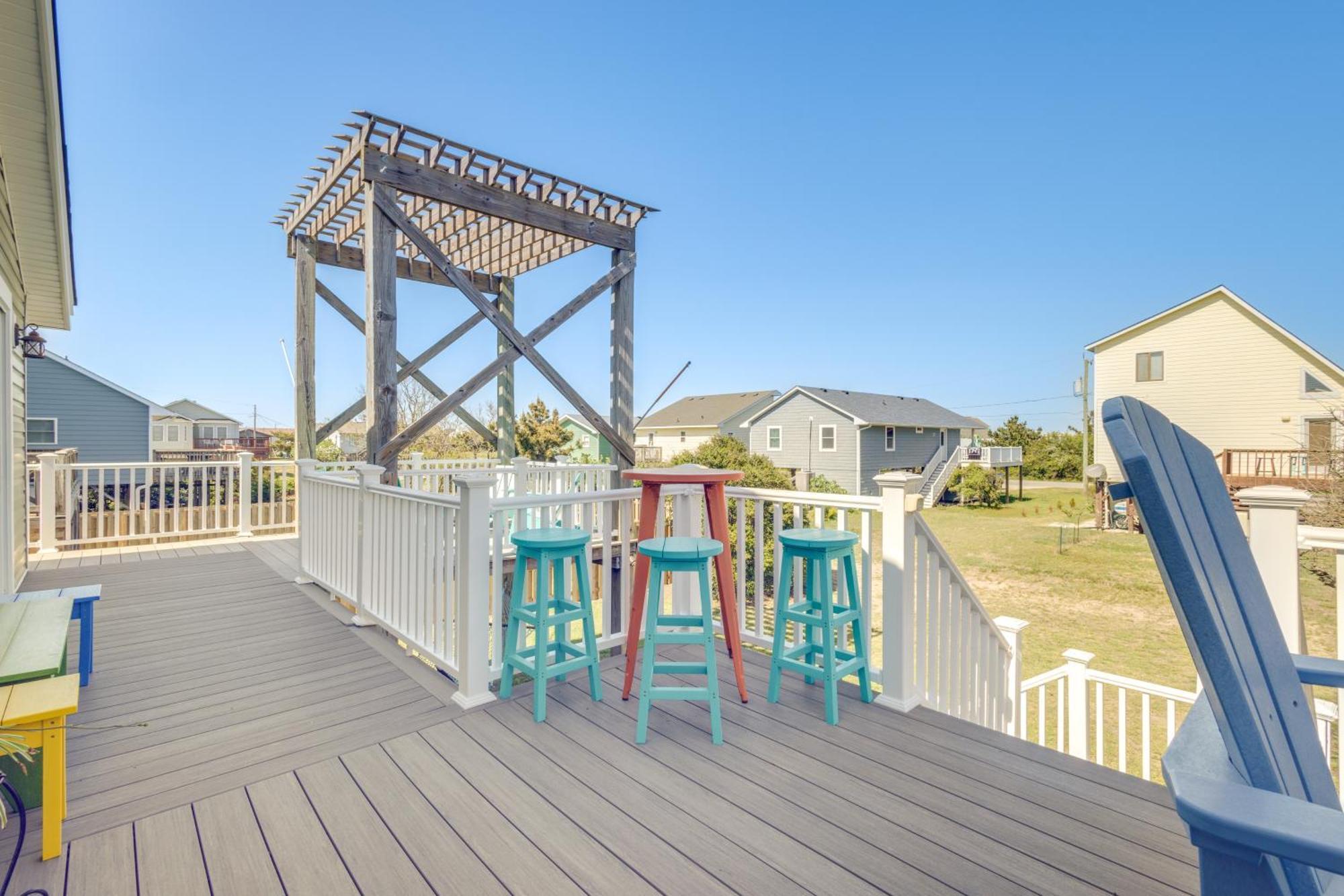 Coastal Home With Deck And Outdoor Shower Kill Devil Hills Bagian luar foto