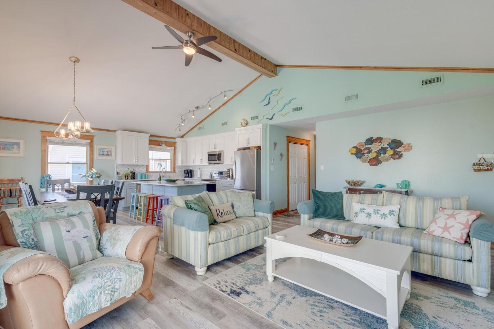 Coastal Home With Deck And Outdoor Shower Kill Devil Hills Bagian luar foto