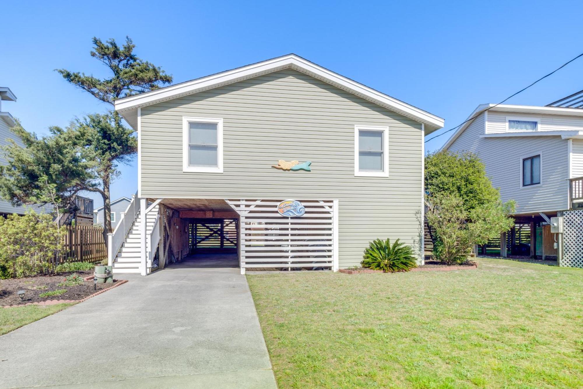Coastal Home With Deck And Outdoor Shower Kill Devil Hills Bagian luar foto