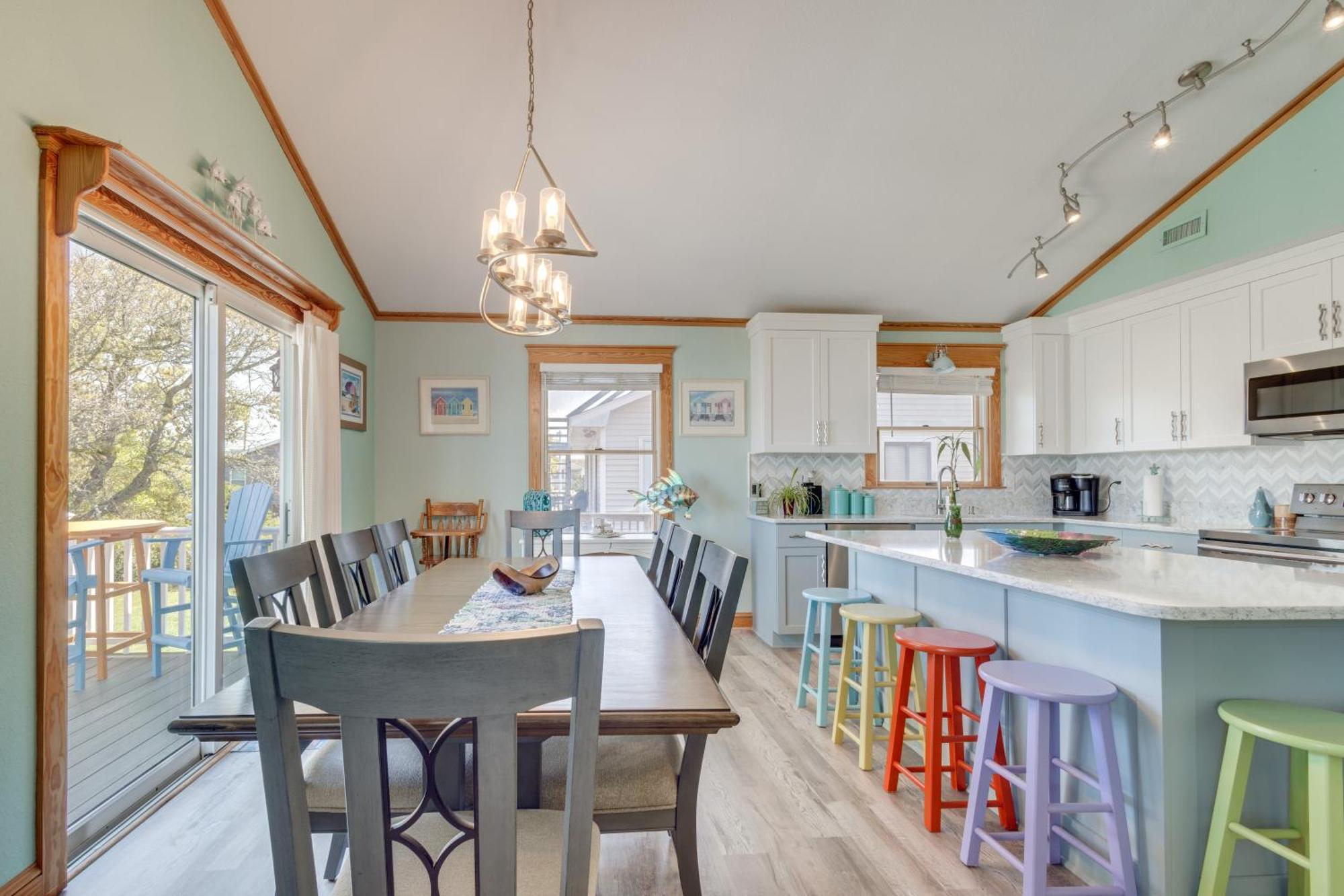 Coastal Home With Deck And Outdoor Shower Kill Devil Hills Bagian luar foto