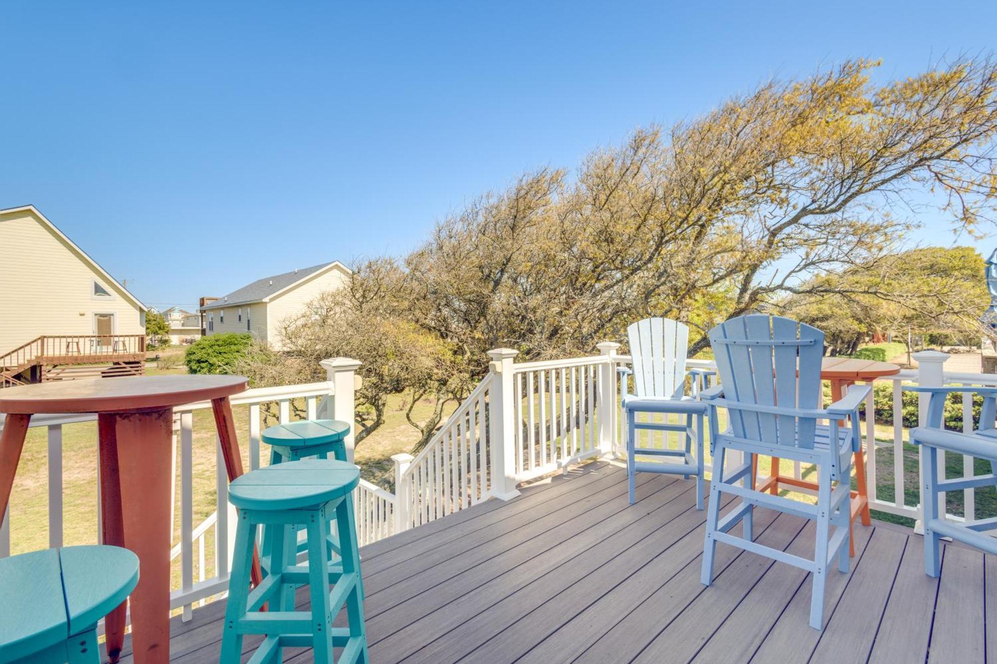 Coastal Home With Deck And Outdoor Shower Kill Devil Hills Bagian luar foto